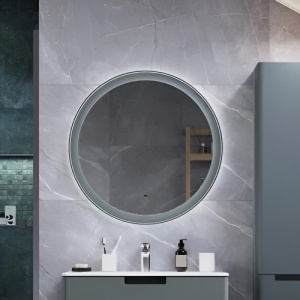 Зеркало D800 рама МДФ Серый Прато BRIZ