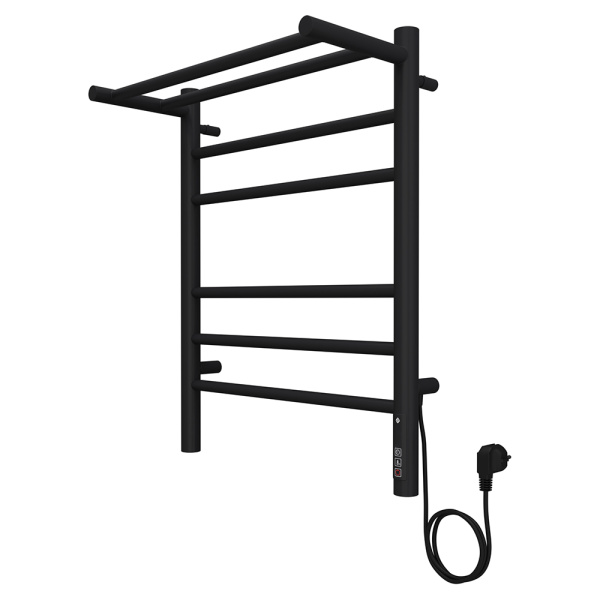 Полотенцесушитель электрический Terminus Аврора П6 45x60 черный муар