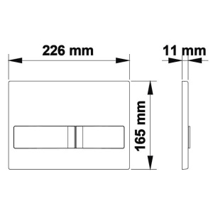 Кнопка смыва Line L1 Berges 040011 Кнопка смыва Line L1 Berges 040011