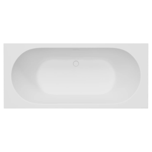 Ванна из искусственного камня Kupala Lono 180x80 белая матовая, с ножками и донным клапаном