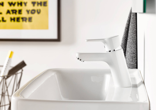 Смеситель для раковины Kludi Pure&Easy 370289165 белый