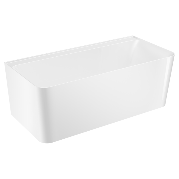 Акриловая ванна AVS Сканди 160x75 белая с донным клапаном