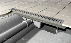 Водоотводящий желоб AlcaPlast APZ101 LOW-1150 Водоотводящий желоб AlcaPlast APZ101 LOW-1150