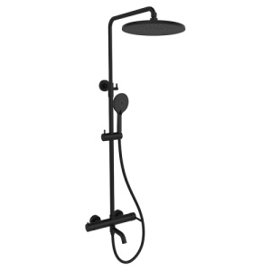 Душевая стойка AVS Slimmer черный матовый