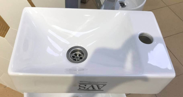 Рукомойник AVS Лина 38х22 L, белая