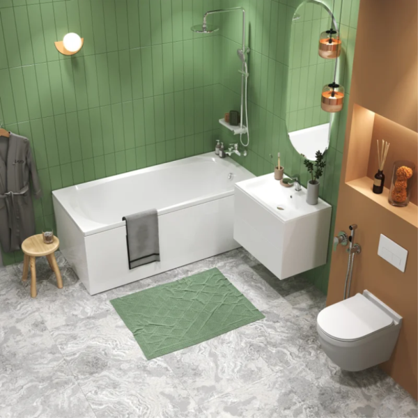 Акриловая ванна Marka One Elegance 150х70 белая, без каркаса