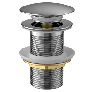 Донный клапан AVS Slimmer без перелива, хром Донный клапан AVS Slimmer без перелива, хром