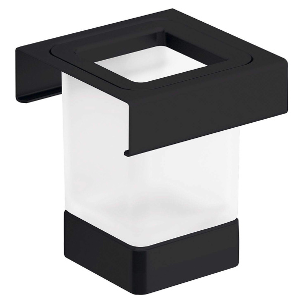 Комплект аксессуаров на рейлинге со стаканом и дозатором черный INDISSIMA INDA Комплект аксессуаров на рейлинге со стаканом и дозатором черный INDISSIMA INDA