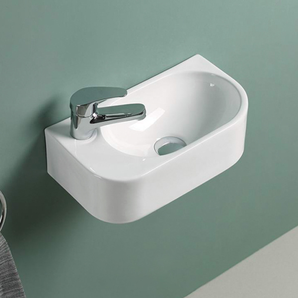 Рукомойник AVS Эстер 40x22 R, белый