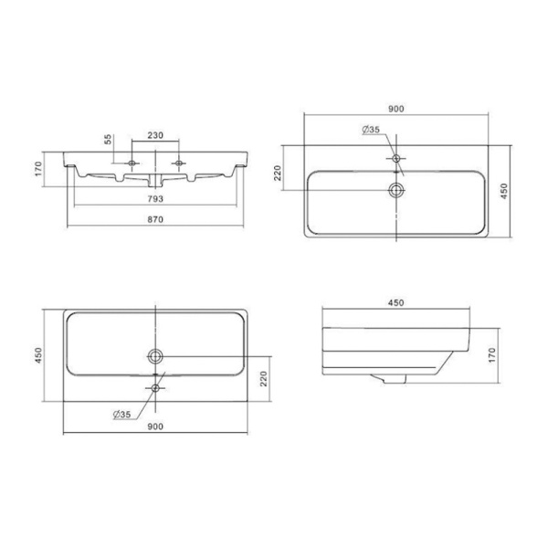 Тумба с раковиной 90 см Сканди Акватон 1A2519K0SDZ90 Тумба с раковиной 90 см Сканди Акватон 1A2519K0SDZ90