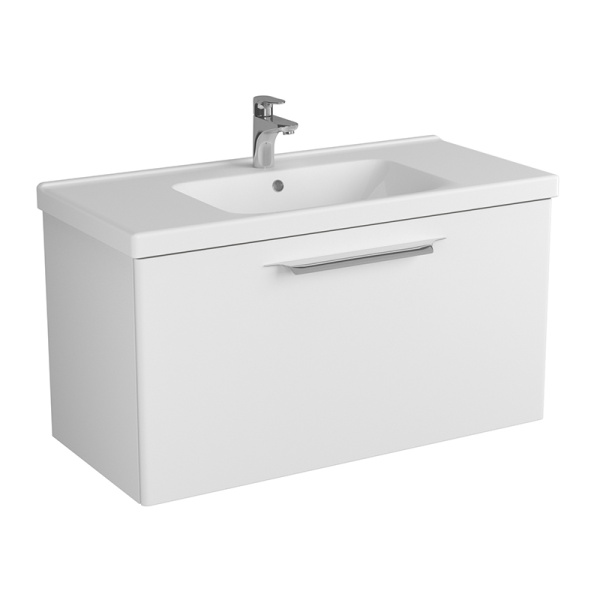 Тумба с раковиной 100 подвесная Lande DIBORG 775217+641259