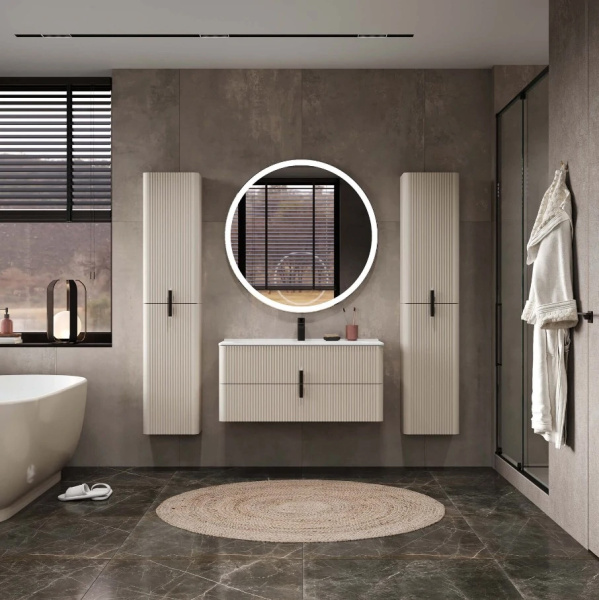 Пенал 355*825*225 правый Беж мат Арно BRIZ