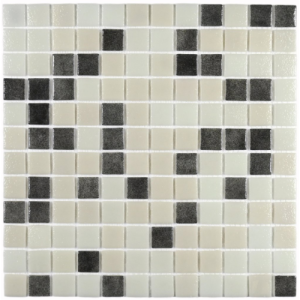 Мозаика Bonaparte Atlantis Nero 31,5x31,5 стеклянная