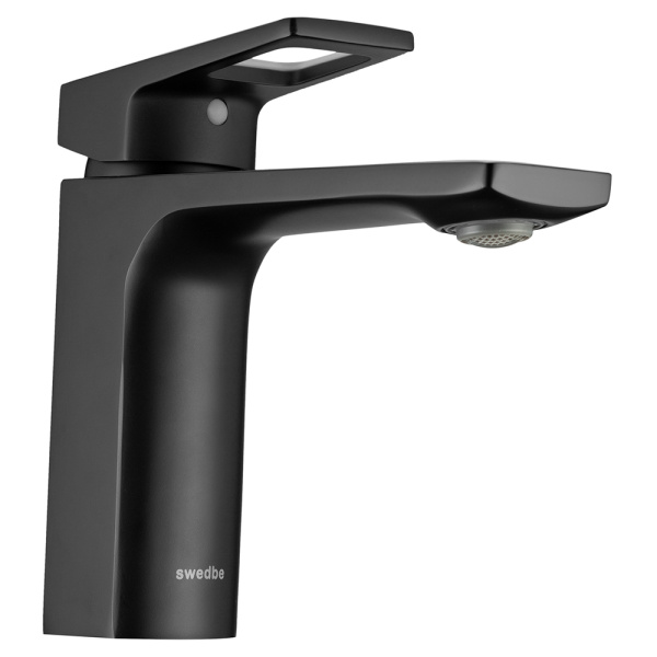 Комплект смесителей Swedbe Kronos 2010B+2030B черный матовый