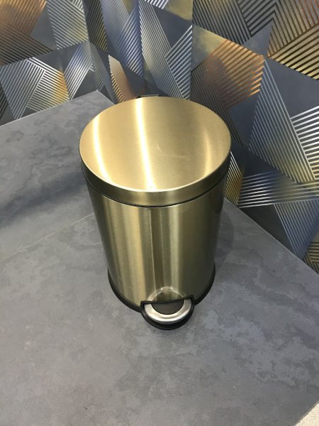 Ведро для мусора бронзовое 8 л CLASSIC R-25(8)