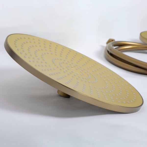 Душевой комплект AVS Slimmer 3в1 брашированное золото