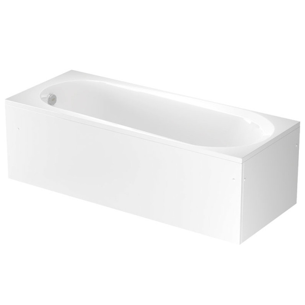 Акриловая ванна Alba Spa Baline 170х70 белая, без ножек