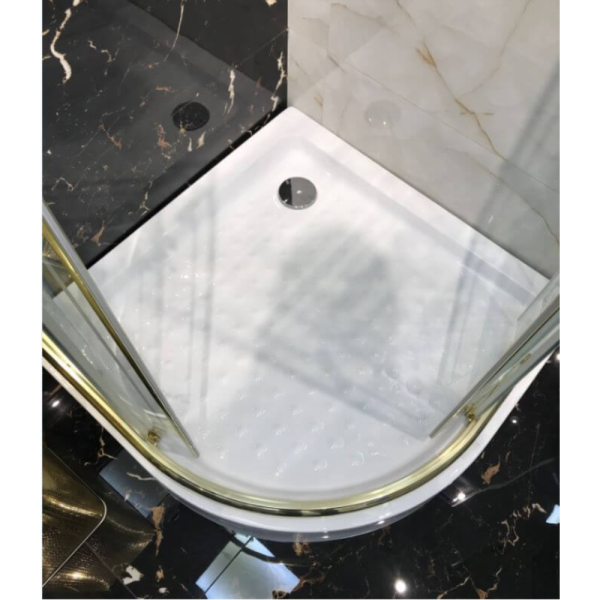 Поддон для душа Cezares Tray 100x100 белый, четверть круга, акрил, с сифоном Поддон для душа Cezares Tray 100x100 белый, четверть круга, акрил, с сифоном