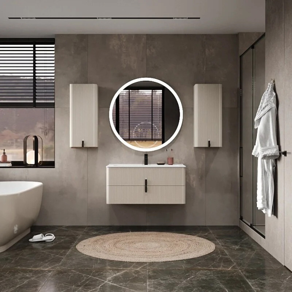 Пенал 355*825*225 правый Беж мат Арно BRIZ