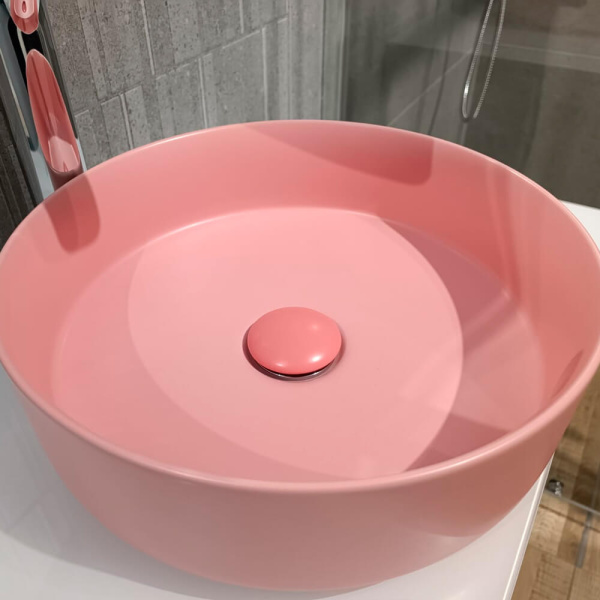 Донный клапан AVS 83134-MP/дк розовый