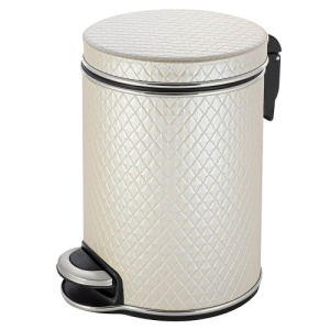 Ведро для мусора бежевое 5 л GERALIS V-NCLH-B