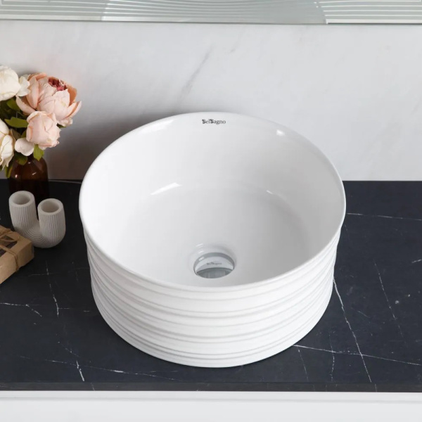Раковина BelBagno BB1420 41x41 белая