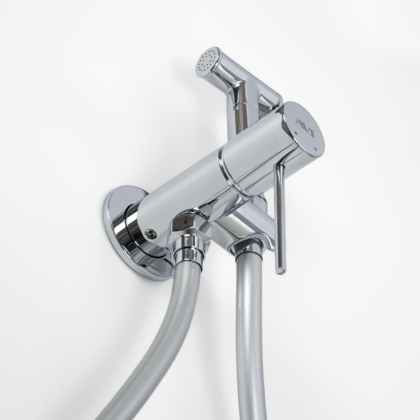 Гигиенический душ со смесителем AVS Slimmer хром