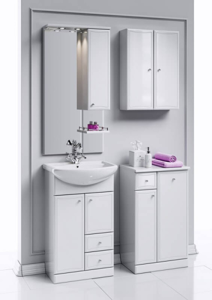 Тумба с раковиной 50 напольная Barcelona Aqwella Ba.01.05/2 Тумба с раковиной 50 напольная Barcelona Aqwella Ba.01.05/2