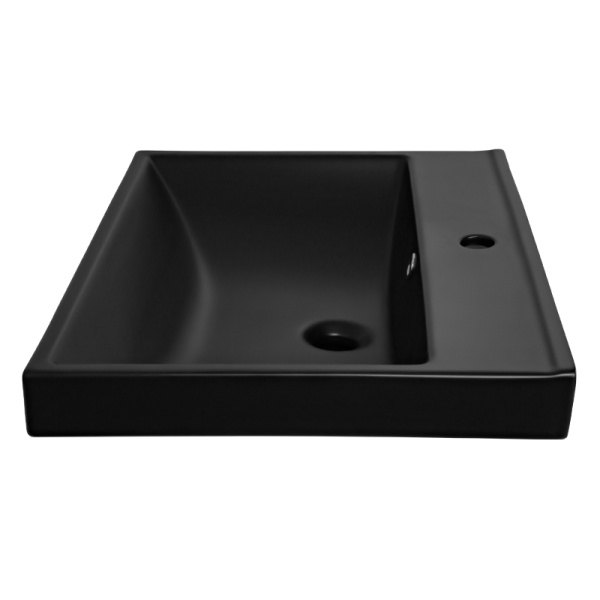 Раковина мебельная AVS Гармония 61x46 черная матовая