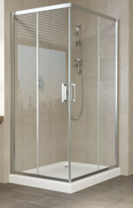 ZA-F 110*90 08 01 Душ огр-е 1100*900мм хром/прозрач+ антикалькVEGAS