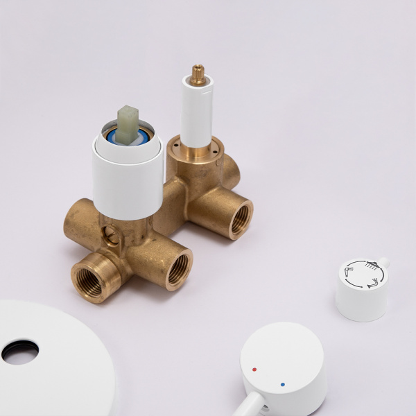 Душевой комплект AVS Slimmer 4в1 белый матовый