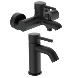 Комплект смесителей Ideal Standard Ceraline BC268XG+BC199XG черный матовый