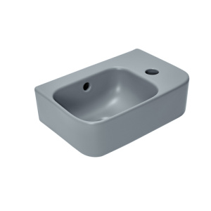 Рукомойник AVS Грэйс 37x25 L, голубой матовый