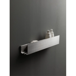 Полка Aquanet Магнум Н 334111 брашированная сталь Полка Aquanet Магнум Н 334111 брашированная сталь