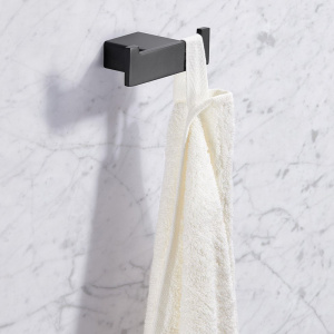 Крючок AVS Swart, черный матовый, двойной Крючок AVS Swart, черный матовый, двойной