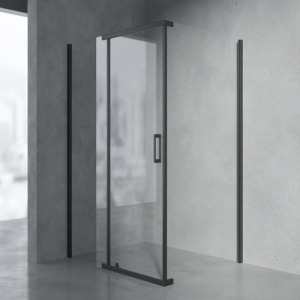 Душевой уголок AVS Фаворит 120x90 профиль черный матовый, стекло прозрачное
