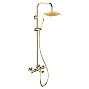 Душевая стойка Remer Energy EY34X7SS9SSBG брашированное золото
