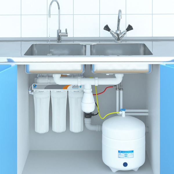 STDA Система обратного осмоса 5-ступенч ATOLL с краном