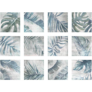 Керамогранит 20x20 матовый decor boreal white Sospiro IBERO B-62