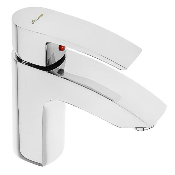 Смеситель д/раковины Accoona однорычажный,цвет белый Accoona