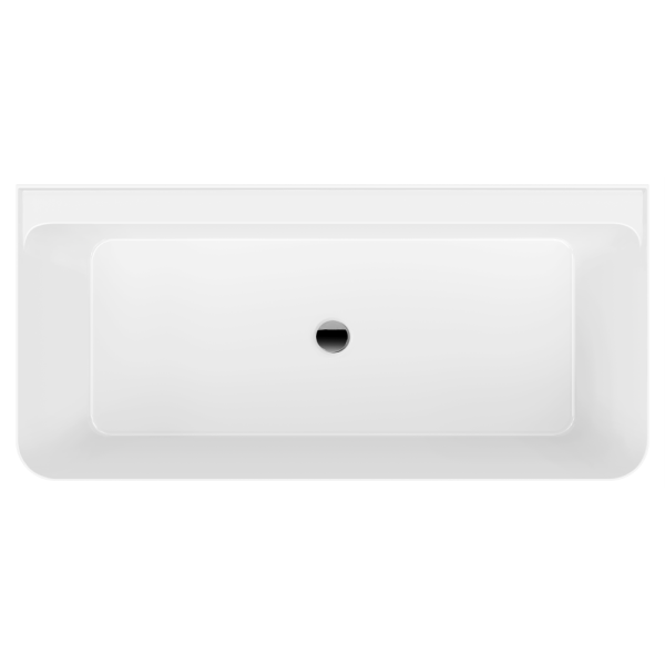 Акриловая ванна AVS Сканди 160x75 белая с донным клапаном