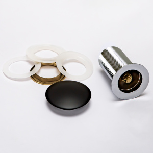 Донный клапан AVS Slimmer без перелива, черный матовый Донный клапан AVS Slimmer без перелива, черный матовый